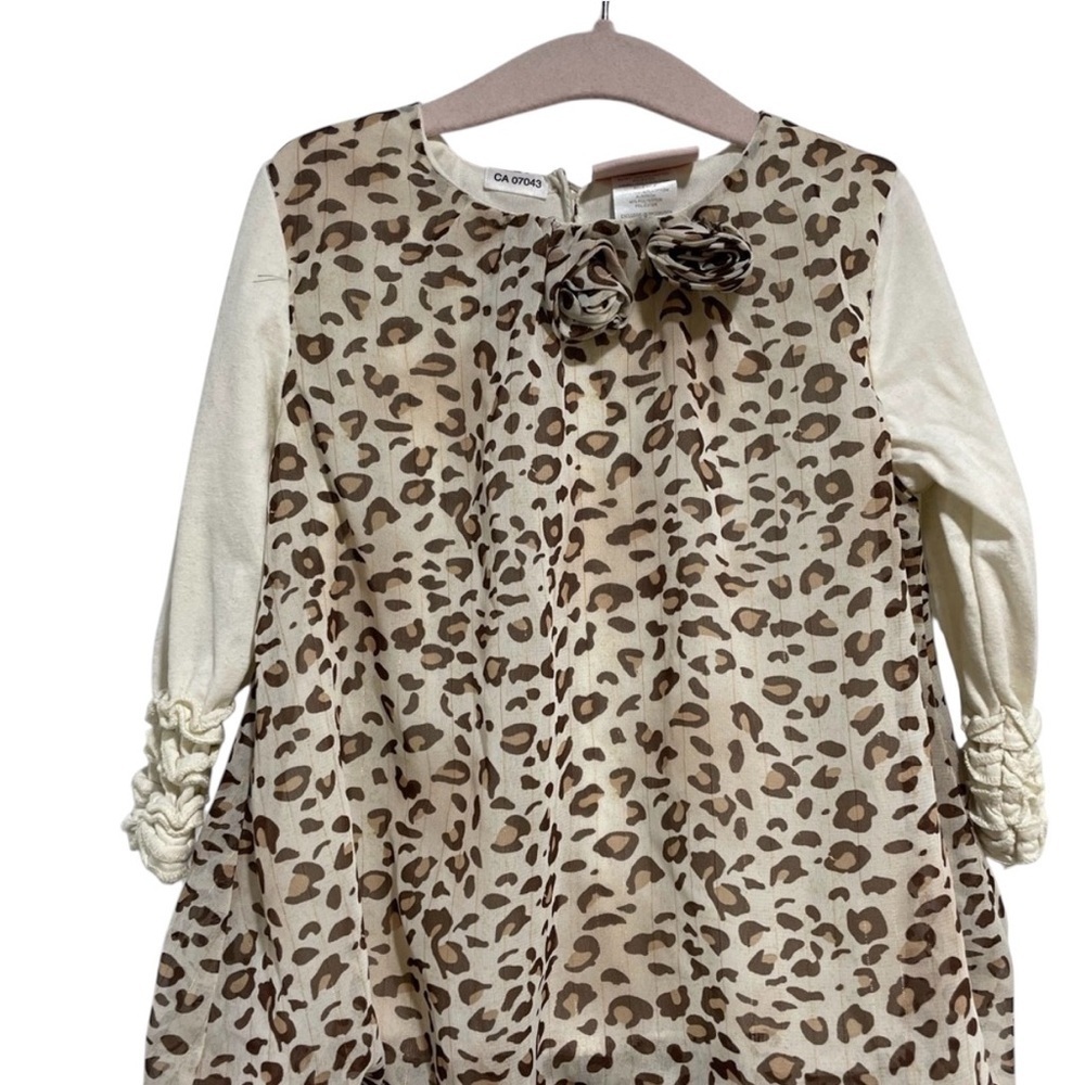 7/$20 Little Lass Animal Print Dress with Bow